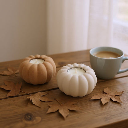 Autumn Pumpkin Tealight Holders – byVORM