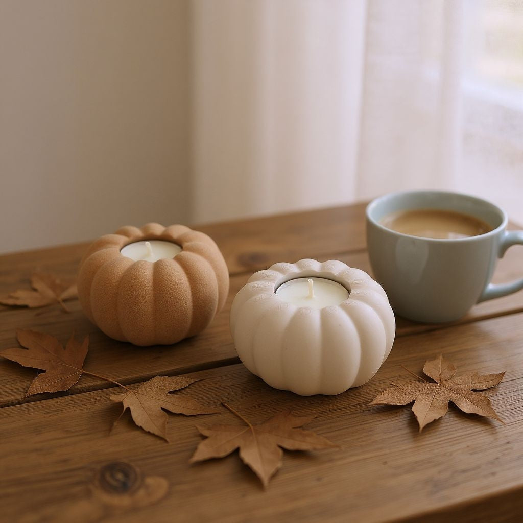 Autumn Pumpkin Tealight Holders – byVORM