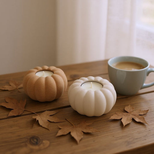 Autumn Pumpkin Tealight Holders – byVORM
