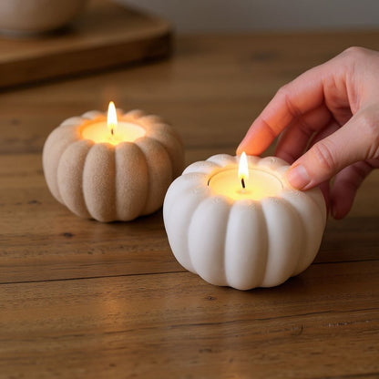 Autumn Pumpkin Tealight Holders – byVORM
