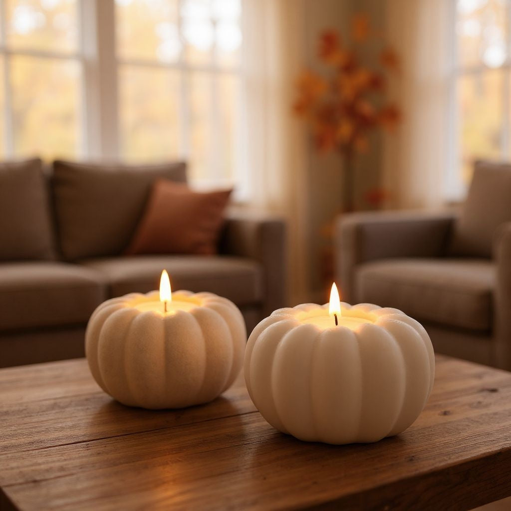 Autumn Pumpkin Tealight Holders – byVORM