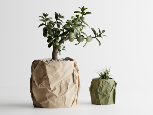 Crumbled Paper Pot – byVORM