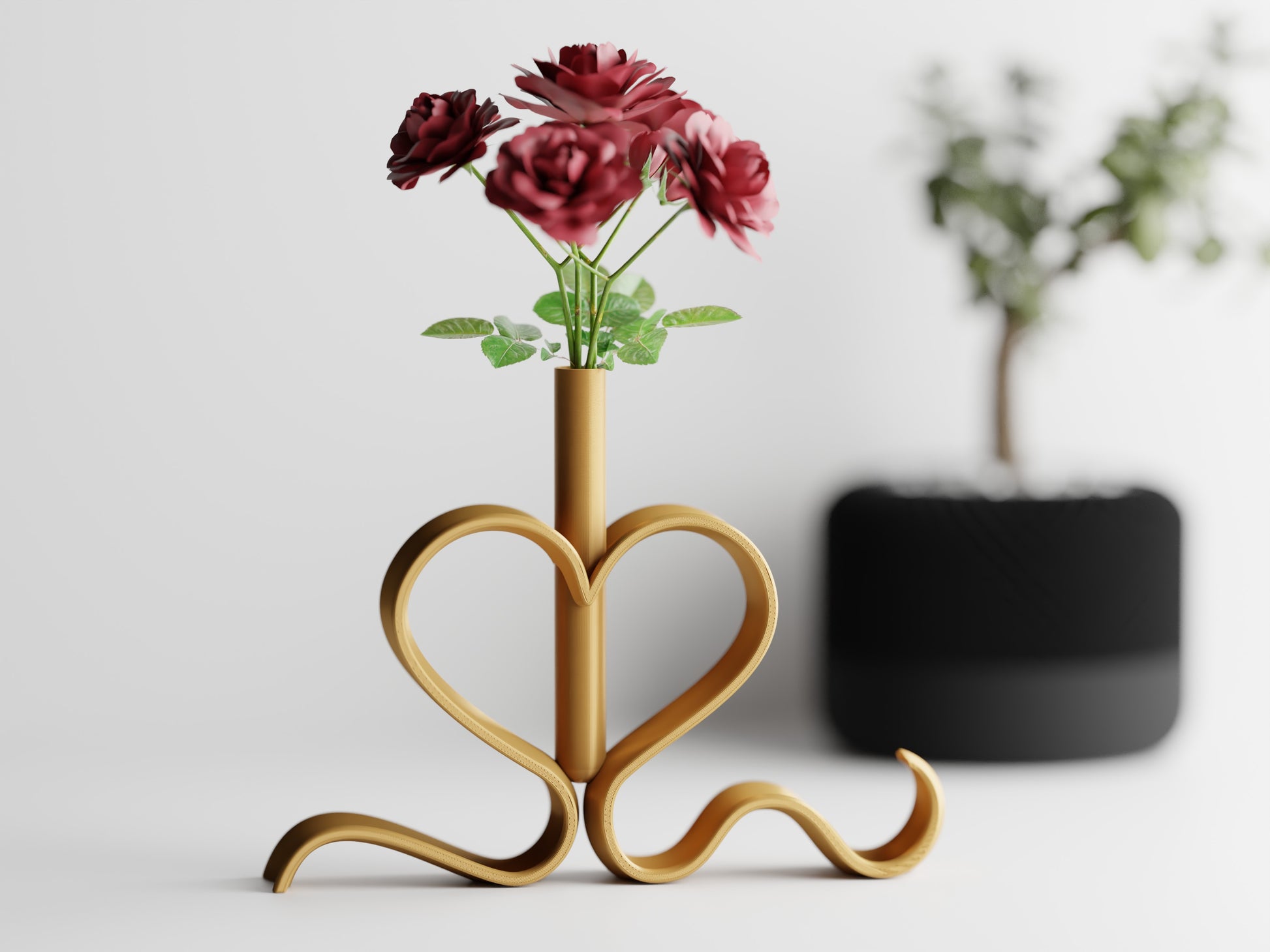 Ribbon Heart Vase – byVORM