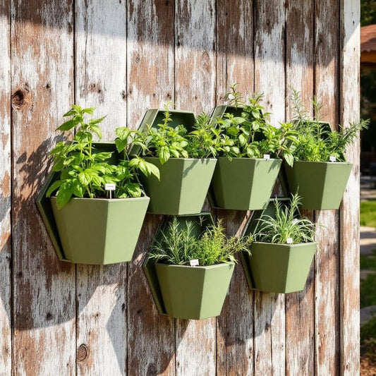 Geometric Wall Herb Planter – byVORM