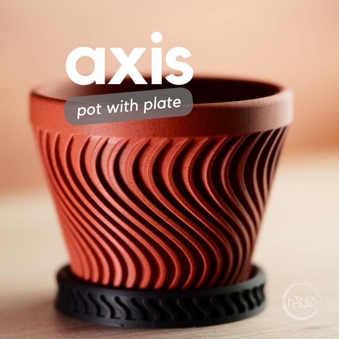 Axis Pot with Plate - byVORM