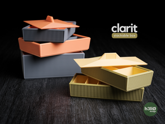 Clarit Stackable Boxes - byVORM