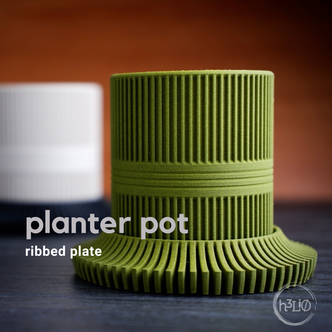 Ribbed Pot Planter - byVORM