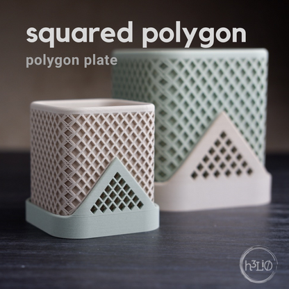 Squared Polygon Planter - byVORM